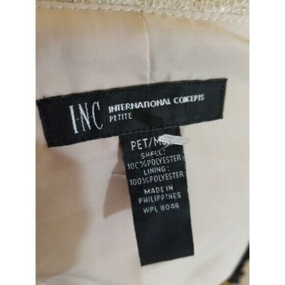 INC Size PM Blazer Reptile Print - Picture 3 of 6